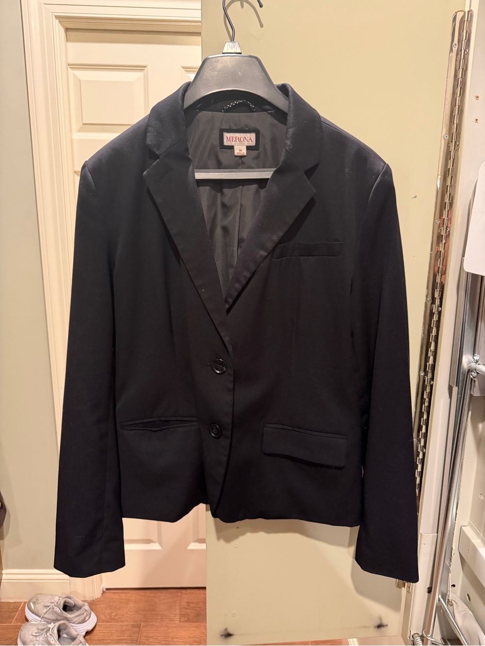 Merona Black Women's Two-Button Tailored Blazer